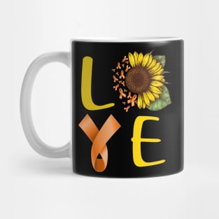 love multiple sclerosis sunflower Mug